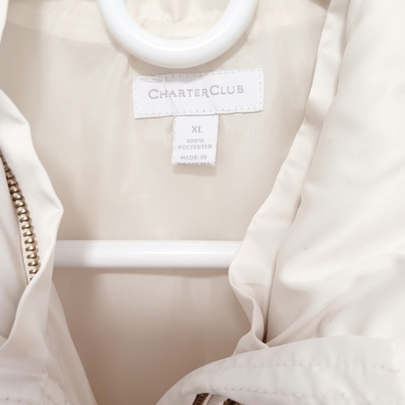 Charter Club Puffer Vest SZ XL - Picture 6 of 8